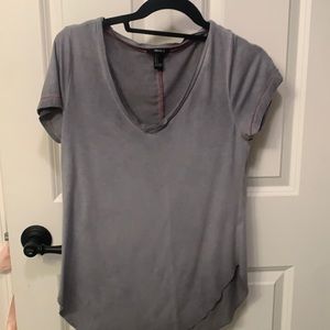 Forever 21 long v neck tshirt